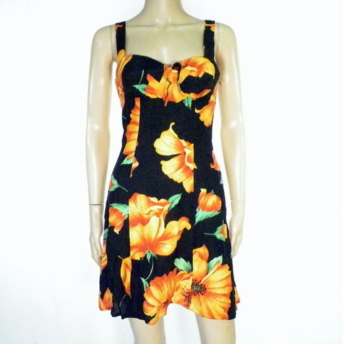 Robe Vintage Taille Estime S - jus d'orange - Modalova