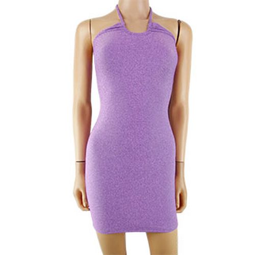 Robe bustier violette pailletes - XS - h&m - Modalova