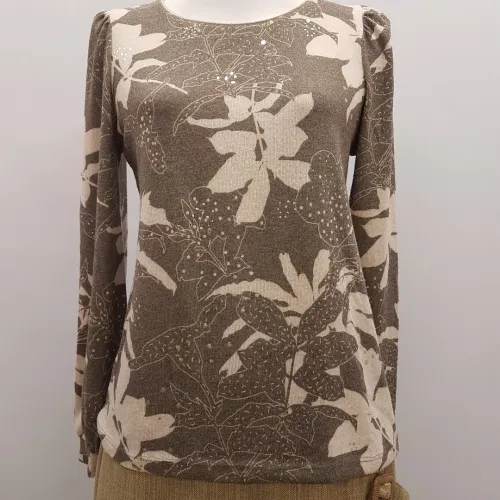 Pull fin  grandes fleurs - taille XS - grain de malice - Modalova