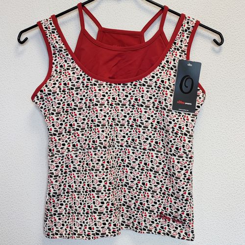 T-shirt brassire  motif - SPORTS - 38 - s. oliver - Modalova