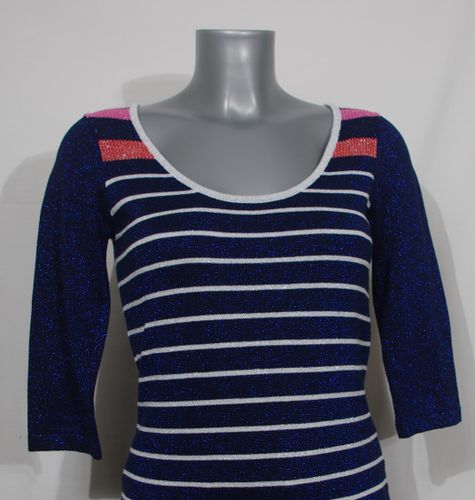 Top maille - T0 - col rond ray fil lurex manches 3/4 - jacqueline riu - Modalova