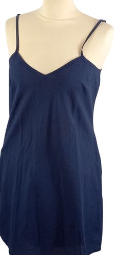 Robe bleue marine a fine bretelle - Label Emmaus - Modalova