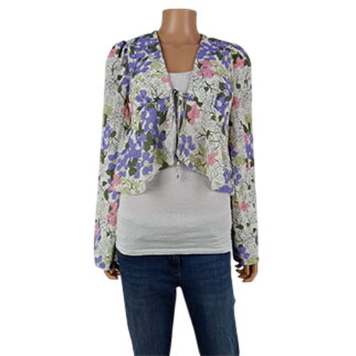 Gilet cru  fleurs multicolore - taille S - shein - Modalova