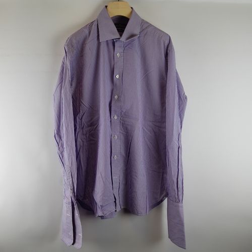 Chemise violette  rayures - 50 - caf coton - Modalova