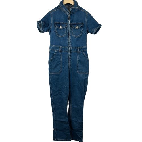 Combinaison manches courte en jean - Taille L - stradivarius - Modalova