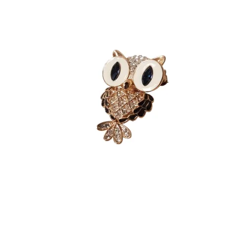 Broche hibou fantaisie - Label Emmaus - Modalova