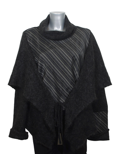 Ensemble - Gilet et son chemisier  rayures - M - crea concept - Modalova