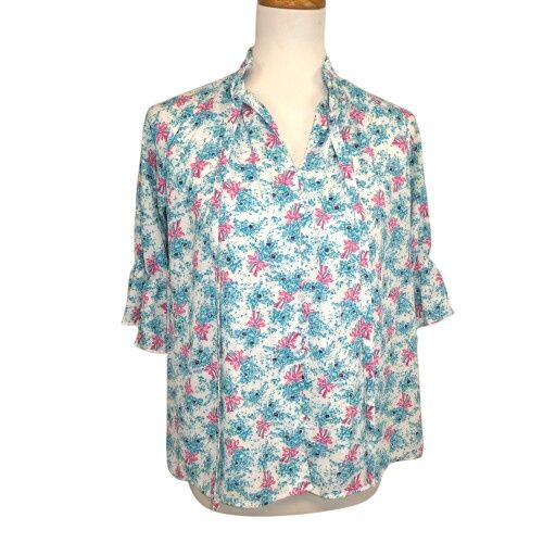 Chemise blouse manches semi courtes - Taille XXS - paul & joe x uniqlo - Modalova