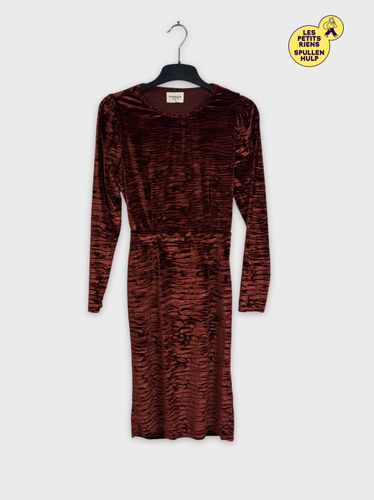 Robe bordeaux en velours ctel - symbiose collection - Modalova
