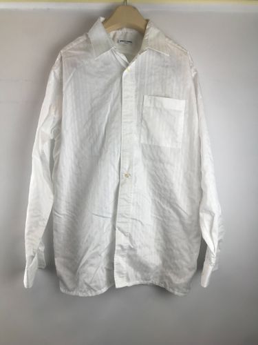 Chemise blanche  rayures blanches - 48 - pierre cardin - Modalova