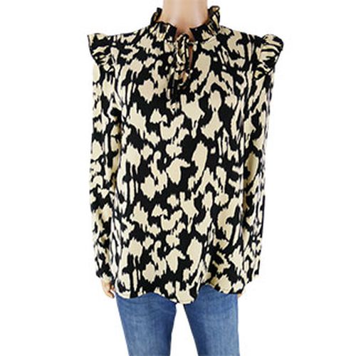 Blouse et beige imprime - 40/42 - shein - Modalova