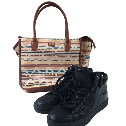 Ensemble sac et chaussures neuf taille 40 - style bestini et scalina - Modalova