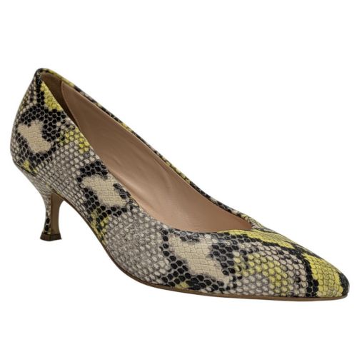 Chaussures Escarpins P 38 en cuir color motif Python - caf noir - Modalova