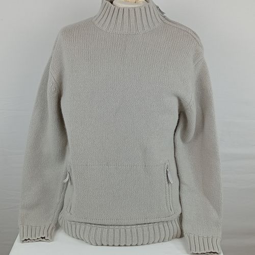 Pull en grosse maille de la marque  manches longues de couleur beige taille XL (44) - jules - Modalova