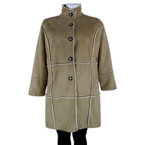 Manteau beige - Femme - Taille 52 - Label Emmaus - Modalova