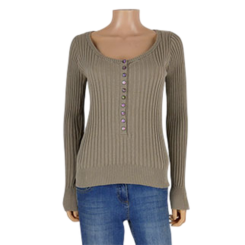 Pull beige avec boutons - taille 2 - lola espeleta - Modalova