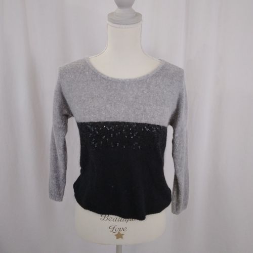 Pull bicolore gris et - T1 - jacquelin riu - Modalova