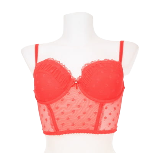 Soutien gorge  dentelle imprime roses avec armatures - -- Taille 95 B - tex - Modalova