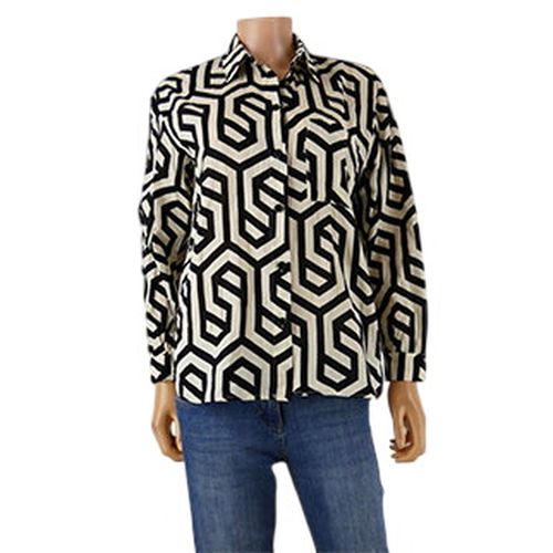 Chemisier cru imprim noir - Taille XS - Zara - Modalova