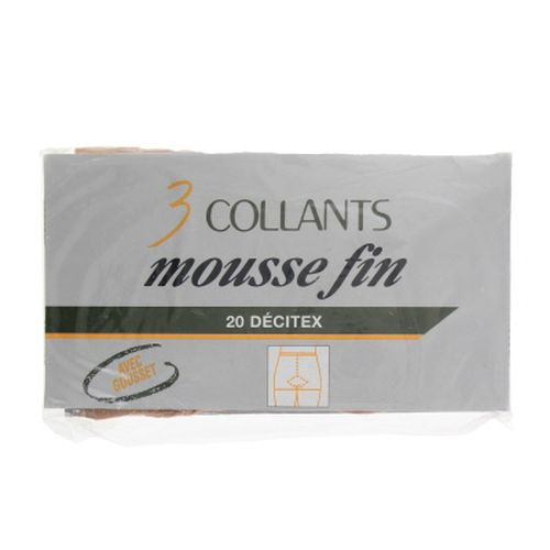 Lot de 3 collants mousse - Taille 2 - bonneterie du val de loire - Modalova