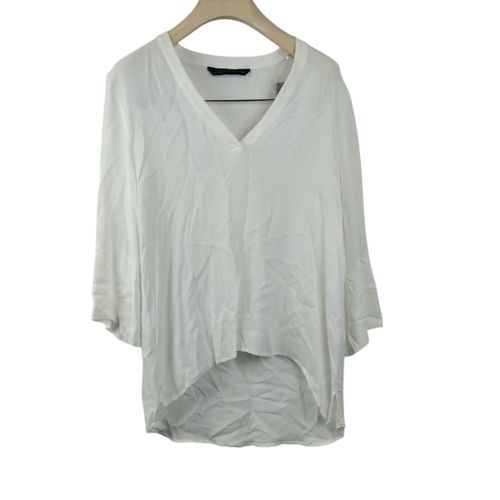 Blouse blanche 100% viscose -Taille M - zara woman - Modalova
