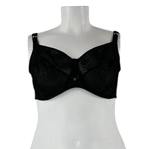 Soutien gorge uni en dentelle  fleurs - Indiscrte - Taille 115 D - Label Emmaus - Modalova