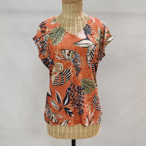 Blouse  motifs-RIU PARIS-T1 - Label Emmaus - Modalova