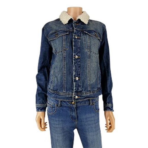 Veste en jean fonc - taille M - mango jeans - Modalova