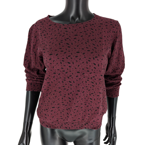 Pull T. L bordeaux manches 3/4 - burton - Modalova