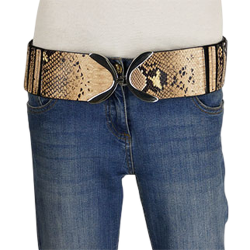 Ceinture beige imprime serpent - Taille 2 - bral - Modalova