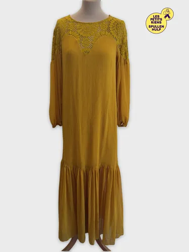 Robe moutarde  - symbiose collection - Modalova