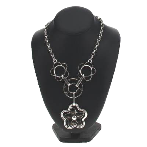 Collier  fleurs noires - Label Emmaus - Modalova