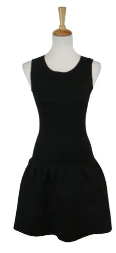 Maje - Robe noir mi-longue - T1 - maje - Modalova