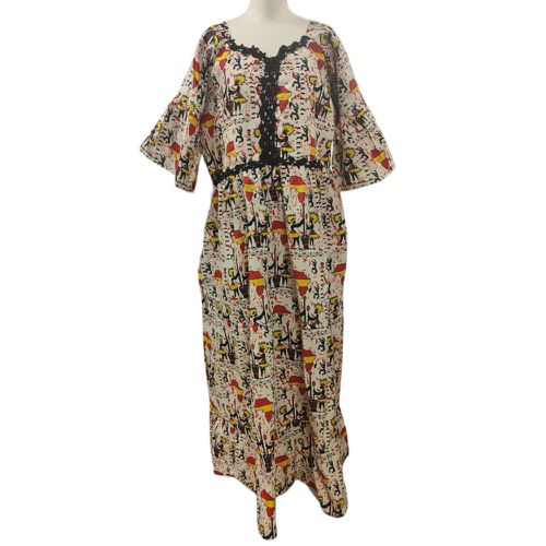 Robe longue en Wax - XS - Label Emmaus - Modalova