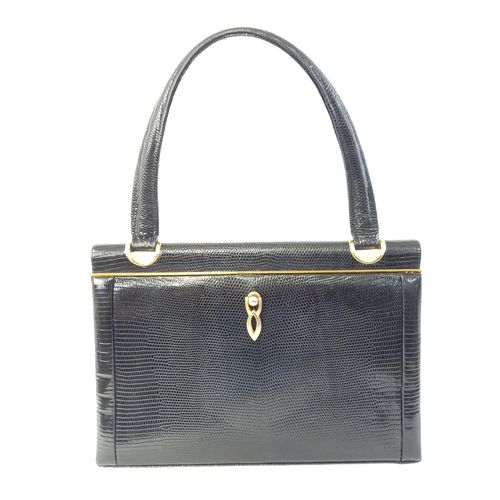 Sac  main femme noir Vintage - Label Emmaus - Modalova