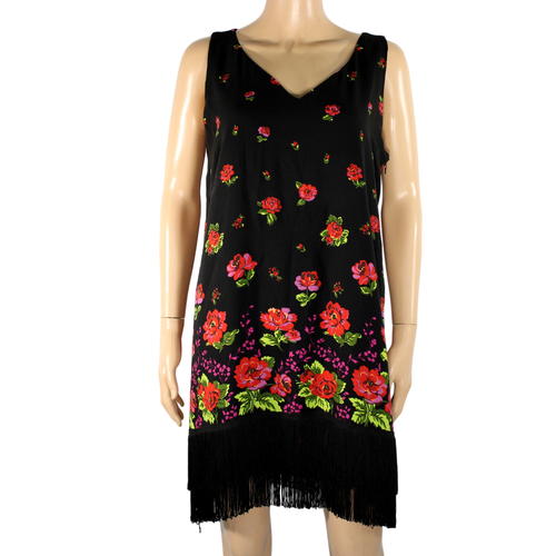 Robe En Soie Fleurie SOULEIADO Taille 44 - Label Emmaus - Modalova