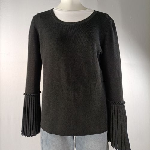 Pull bas de manches plisses - Taille XL - esprit - Modalova