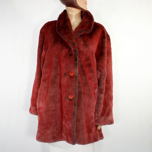 Manteau Femme Rouge Bordeaux T XL - Label Emmaus - Modalova