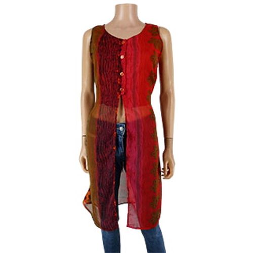 Tunique ouverte imprimée - Basic One - Taille 1 - Label Emmaus - Modalova