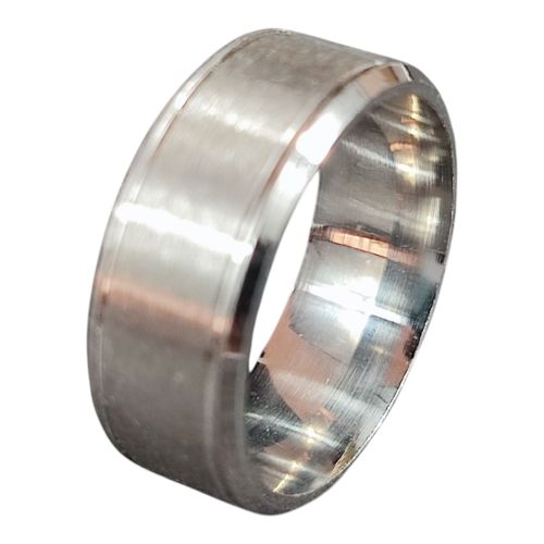 Bague pour homme en acier taille 60 - Label Emmaus - Modalova
