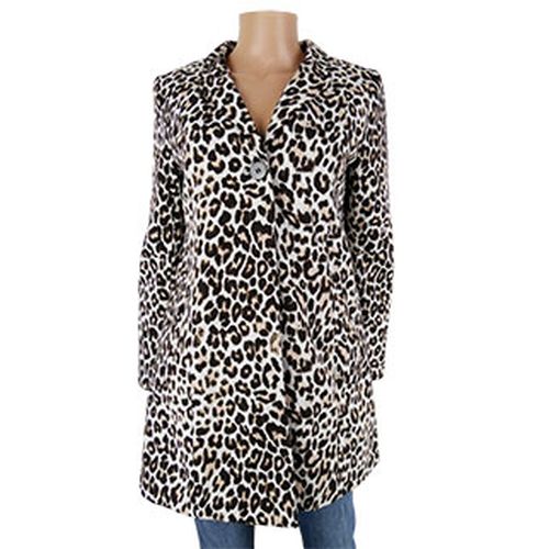 Veste beige imprim lopard - Taille 38 - h&m - Modalova