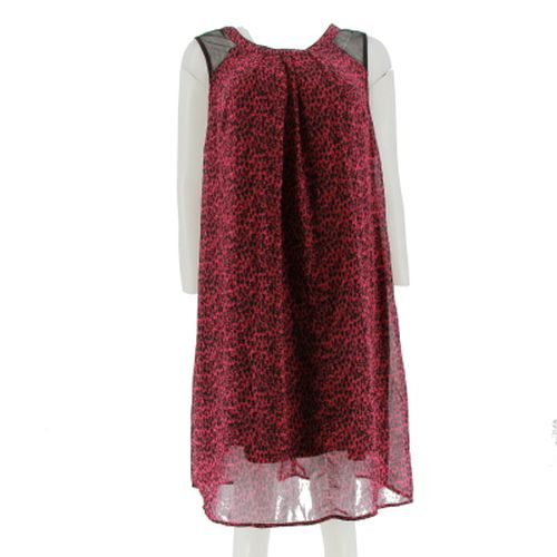 Robe fuchsia sans manche avec imprimes - 46 - m&mode - Modalova