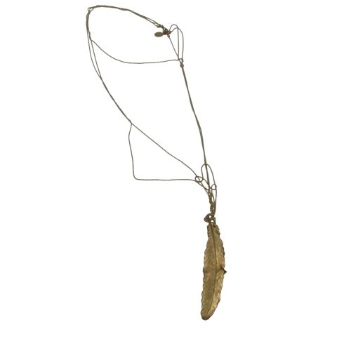 Bijoux fantaisie collier plume - Label Emmaus - Modalova