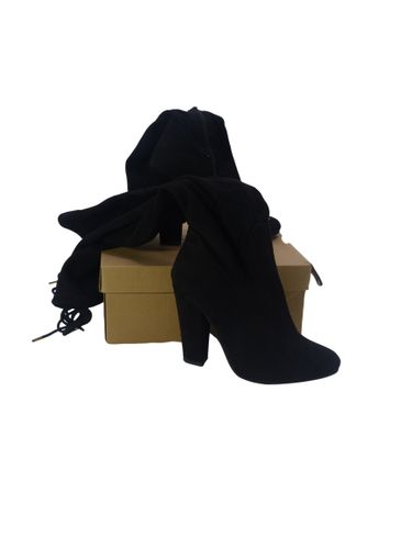 Bottes noires a talons 10 cm - 37 - leclerc - Modalova