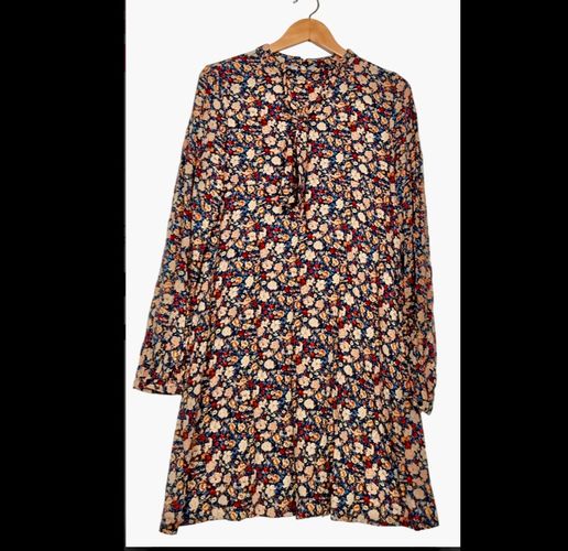 Robe Zara- M - fluide vase imprim fleuri - zara basic - Modalova