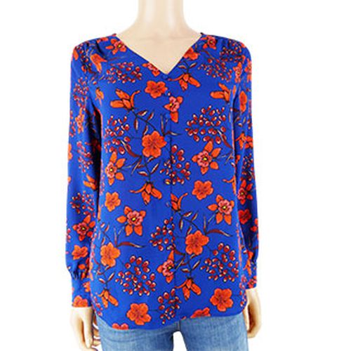 Blouse imprimes fleurs rouge manches longues - S - kiabi - Modalova