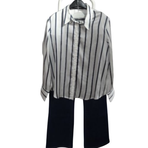 Ensemble compos d'un chemisier et de son jean's taille 46 - Naf Naf - Modalova