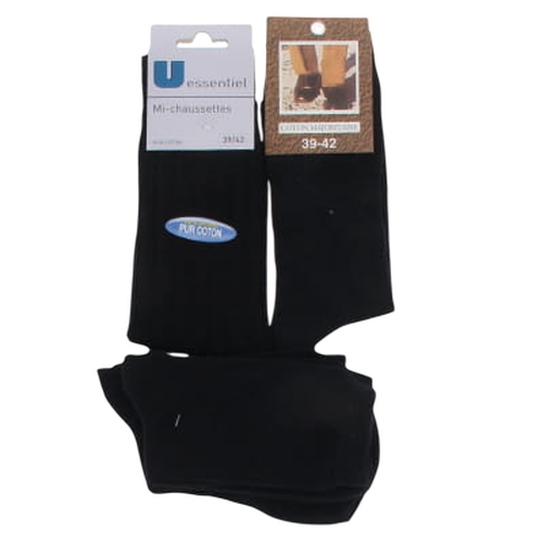 Lot de 4 paires de chaussettes panaches - Taille 39/42 - Label Emmaus - Modalova