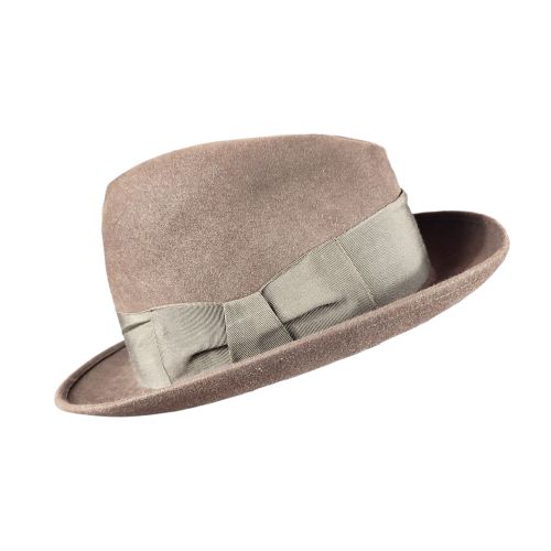 Chapeau en feutre marron d'origine animal taille 56 - Sools matre chapelier * Paris - Label Emmaus - Modalova