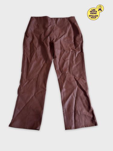 Pantalon Droit Effet Cuir  - symbiose collection - Modalova